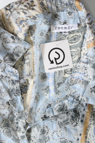 Γυναικείο πουκάμισο Zhenzi, Μέγεθος XL, Χρώμα Πολύχρωμο, Τιμή 3,87 €