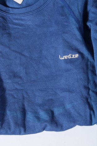 Дамска спортна блуза Wedze, Размер M, Цвят Син, Цена 26,00 лв.