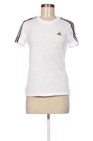Damen T-Shirt Adidas, Größe S, Farbe Weiß, Preis 26,31 €