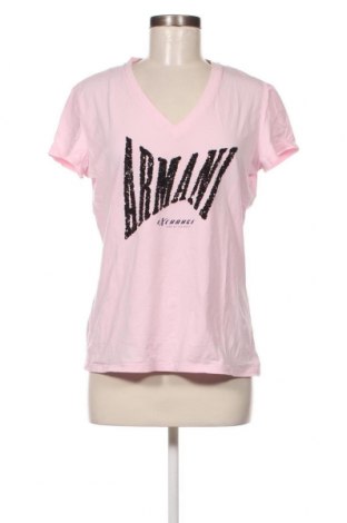 Damski T-shirt Armani Exchange, Rozmiar XL, Kolor Różowy, Cena 183,78 zł