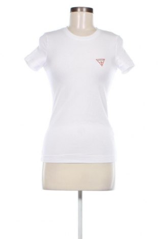 Γυναικείο t-shirt Guess, Μέγεθος XS, Χρώμα Λευκό, Τιμή 32,47 €