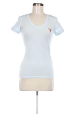 Γυναικείο t-shirt Guess, Μέγεθος S, Χρώμα Μπλέ, Τιμή 28,57 €