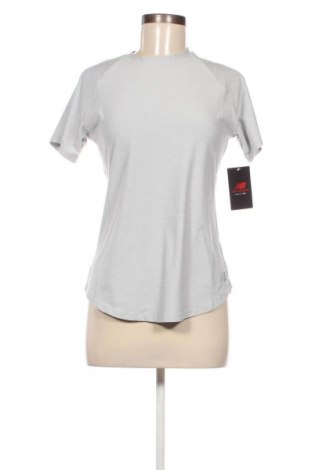 Γυναικείο t-shirt New Balance, Μέγεθος S, Χρώμα Γκρί, Τιμή 28,41 €