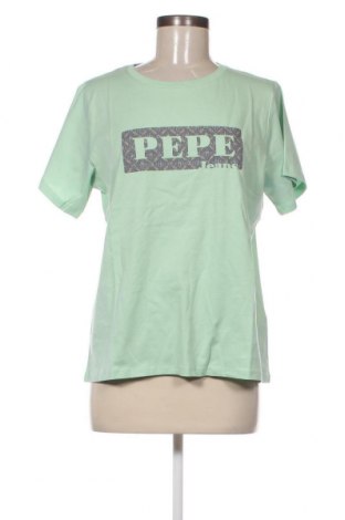 Γυναικείο t-shirt Pepe Jeans, Μέγεθος L, Χρώμα Πράσινο, Τιμή 19,44 €