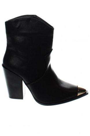 Γυναικεία μποτάκια Ideal Shoes, Μέγεθος 39, Χρώμα Μαύρο, Τιμή 23,56 €