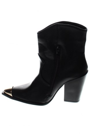 Γυναικεία μποτάκια Ideal Shoes, Μέγεθος 39, Χρώμα Μαύρο, Τιμή 17,52 €