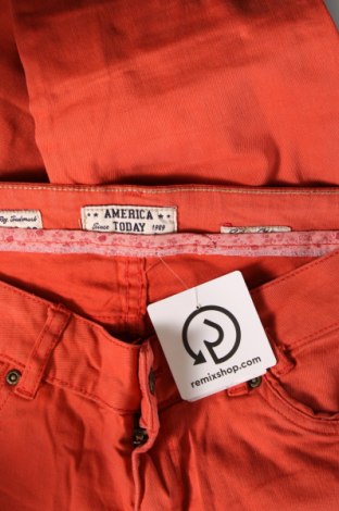 Dámske džínsy  America Today, Veľkosť L, Farba Červená, Cena  4,11 €