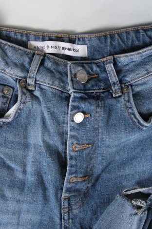 Damskie jeansy Gina Tricot x Anine Bing, Rozmiar XS, Kolor Niebieski, Cena 66,30 zł