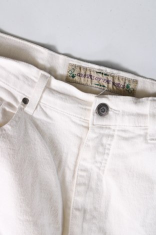 Damskie jeansy Colours Of The World, Rozmiar XL, Kolor Biały, Cena 36,05 zł