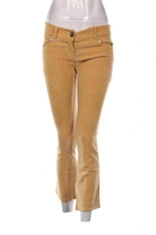 Pantaloni de velvet de femei, Mărime S, Culoare Bej, Preț 22,19 Lei