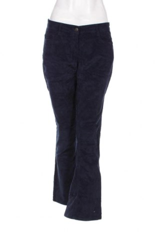 Γυναικείο κοτλέ παντελόνι Bpc Bonprix Collection, Μέγεθος M, Χρώμα Μπλέ, Τιμή 4,66 €