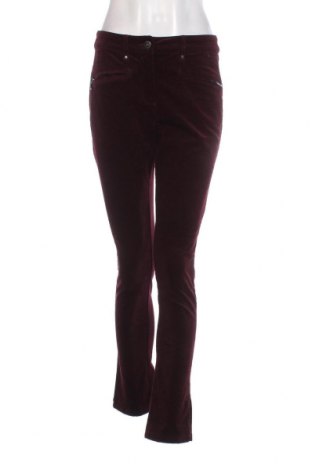 Pantaloni de velvet de femei Canda, Mărime S, Culoare Roșu, Preț 21,94 Lei