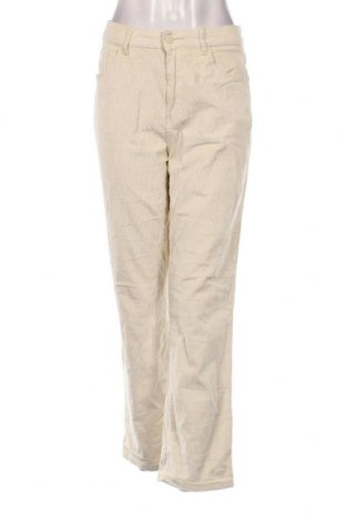 Γυναικείο κοτλέ παντελόνι ORAIJE, Μέγεθος L, Χρώμα Εκρού, Τιμή 5,20 €