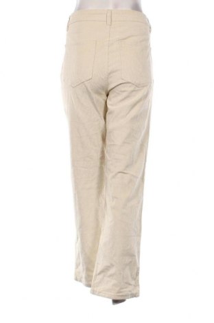 Γυναικείο κοτλέ παντελόνι ORAIJE, Μέγεθος L, Χρώμα Εκρού, Τιμή 4,31 €