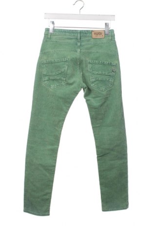Pantaloni de velvet de femei Please, Mărime XXS, Culoare Verde, Preț 27,40 Lei