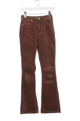 Γυναικείο κοτλέ παντελόνι SHEIN, Μέγεθος XS, Χρώμα Καφέ, Τιμή 14,84 €