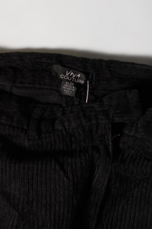 Γυναικείο κοτλέ παντελόνι Viva, Μέγεθος M, Χρώμα Μαύρο, Τιμή 4,49 €