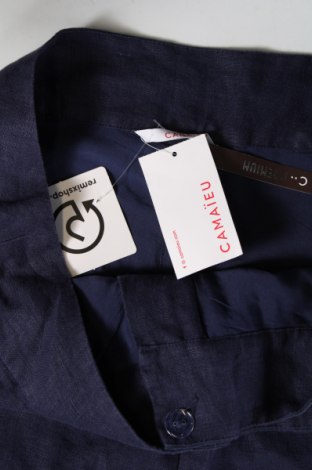 Pantaloni scurți de femei Camaieu, Mărime XL, Culoare Albastru, Preț 101,97 Lei