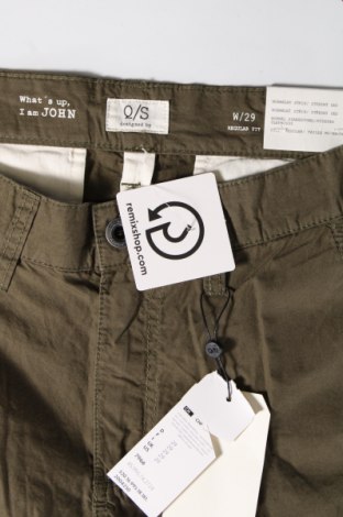 Pantaloni scurți de femei Q/S by S.Oliver, Mărime M, Culoare Verde, Preț 35,53 Lei