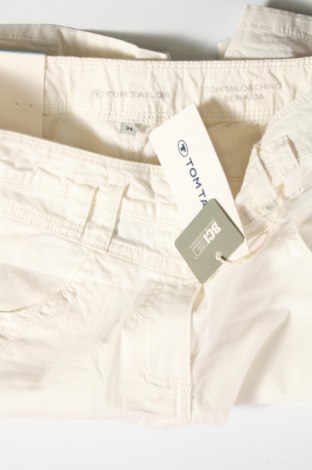 Γυναικείο κοντό παντελόνι Tom Tailor, Μέγεθος XS, Χρώμα Λευκό, Τιμή 6,31 €