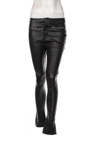 Pantaloni de piele pentru damă H&M Divided, Mărime M, Culoare Negru, Preț 95,39 Lei