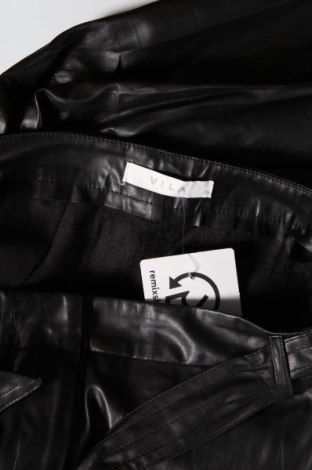 Dámské kožené kalhoty  VILA, Velikost M, Barva Černá, Cena  131,00 Kč
