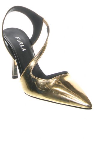 Дамски обувки Furla, Размер 36, Цвят Златист, Цена 255,55 лв.