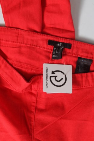 Pantaloni de femei H&M, Mărime XS, Culoare Roșu, Preț 95,39 Lei