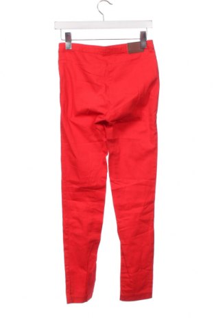 Pantaloni de femei H&M, Mărime XS, Culoare Roșu, Preț 95,39 Lei