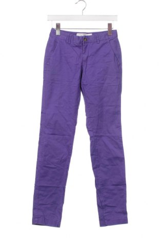 Дамски панталон H&M L.O.G.G., Размер XS, Цвят Лилав, Цена 7,25 лв.