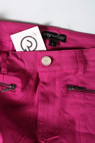 Дамски панталон My Wear, Размер S, Цвят Розов, Цена 9,57 лв.
