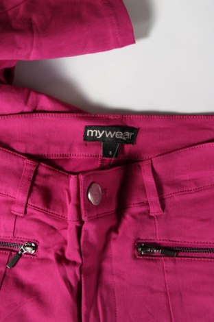 Дамски панталон My Wear, Размер S, Цвят Лилав, Цена 6,67 лв.