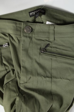 Pantaloni de femei My Wear, Mărime S, Culoare Verde, Preț 21,94 Lei