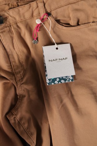 Дамски панталон Naf Naf, Размер L, Цвят Кафяв, Цена 87,00 лв.