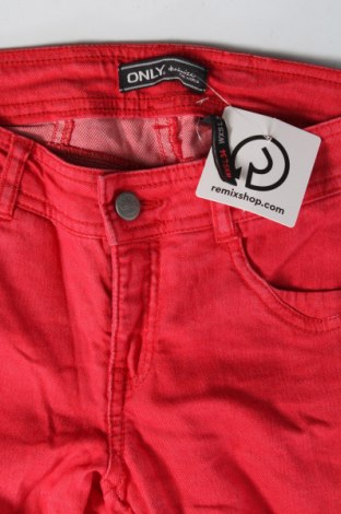 Dámské kalhoty  ONLY, Velikost XS, Barva Červená, Cena  105,00 Kč