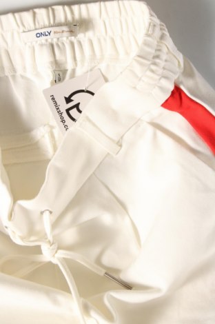 Γυναικείο παντελόνι ONLY, Μέγεθος S, Χρώμα Λευκό, Τιμή 9,63 €