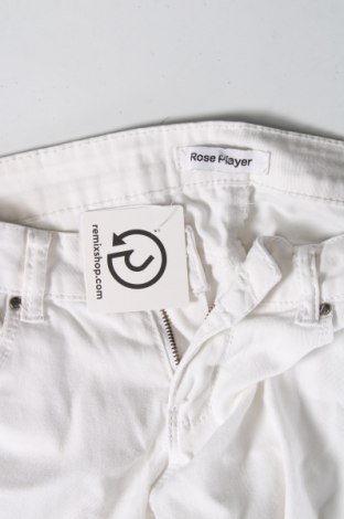 Γυναικείο παντελόνι Rose Player, Μέγεθος S, Χρώμα Λευκό, Τιμή 7,50 €