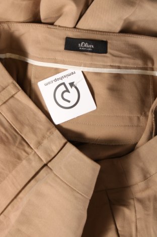 Dámské kalhoty  S.Oliver Black Label, Velikost L, Barva Béžová, Cena  430,00 Kč