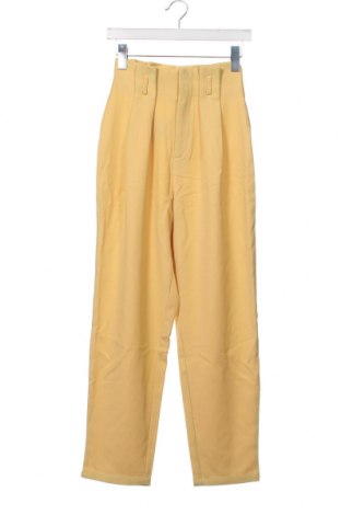 Дамски панталон SHEIN, Размер XS, Цвят Жълт, Цена 29,33 лв.