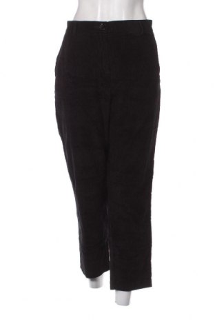 Γυναικείο κοτλέ παντελόνι Sisley, Μέγεθος XL, Χρώμα Μαύρο, Τιμή 16,67 €