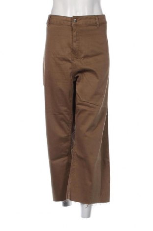 Дамски панталон Violeta by Mango, Размер 3XL, Цвят Бежов, Цена 23,28 лв.