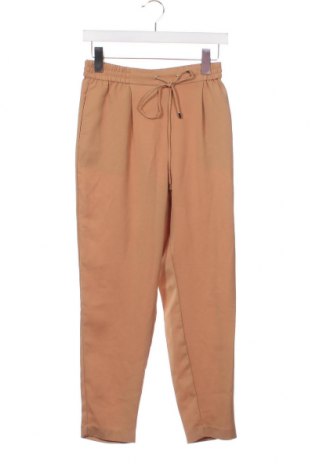 Дамски панталон Zara, Размер XS, Цвят Бежов, Цена 27,83 лв.