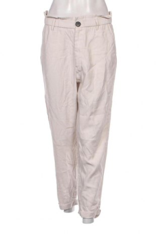 Γυναικείο παντελόνι Zara, Μέγεθος L, Χρώμα Εκρού, Τιμή 4,95 €