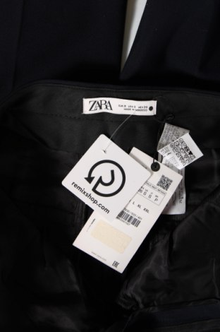 Дамски панталон Zara, Размер S, Цвят Син, Цена 54,00 лв.