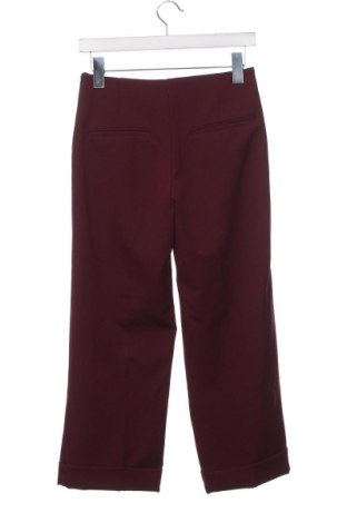 Dámské kalhoty  Zara Trafaluc, Velikost XS, Barva Červená, Cena  46,00 Kč