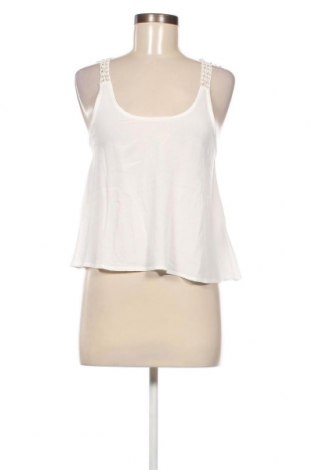 Γυναικείο αμάνικο μπλουζάκι About You, Μέγεθος S, Χρώμα Λευκό, Τιμή 5,57 €
