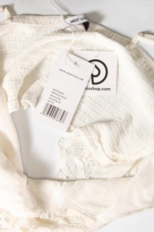 Γυναικείο αμάνικο μπλουζάκι About You, Μέγεθος L, Χρώμα Λευκό, Τιμή 5,57 €