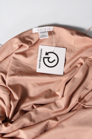 Γυναικείο αμάνικο μπλουζάκι Amisu, Μέγεθος L, Χρώμα  Μπέζ, Τιμή 8,04 €