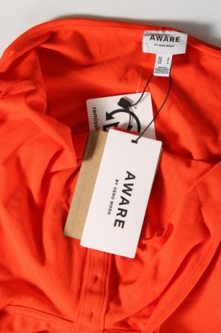 Damska koszulka na ramiączkach Aware by Vero Moda, Rozmiar S, Kolor Pomarańczowy, Cena 20,15 zł