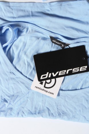 Damska koszulka na ramiączkach Diverse, Rozmiar XS, Kolor Niebieski, Cena 26,31 zł